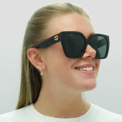 Gucci Gucci|Square^Sunglasses GG1300S 001 Havana Black Grey
