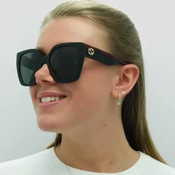 Gucci Gucci|Square^Sunglasses GG1300S 001 Havana Black Grey