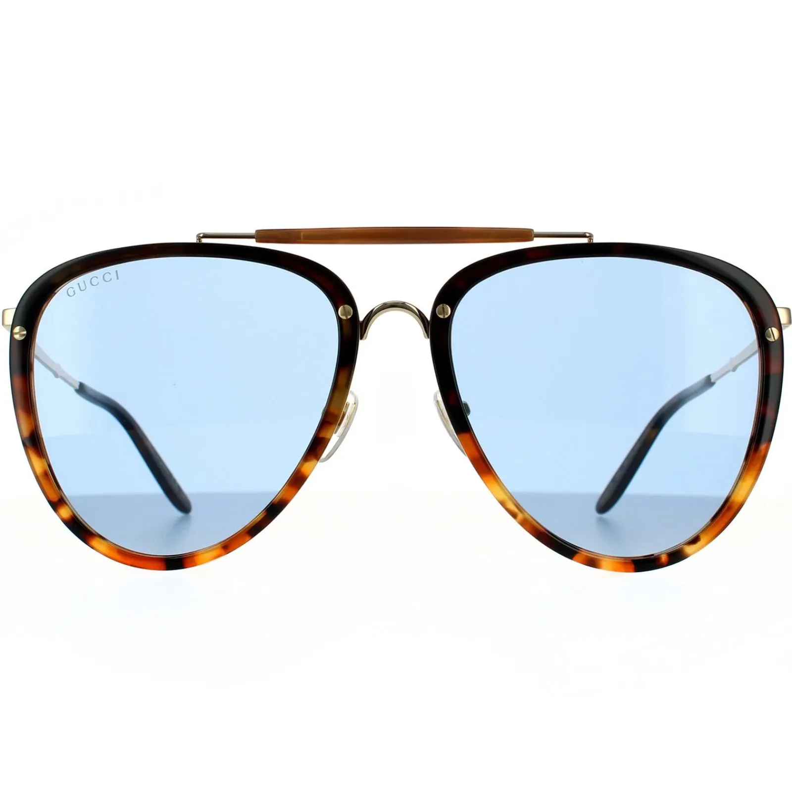 Gucci Gucci|Aviator^Sunglasses GG0672S 004 Havana Blue