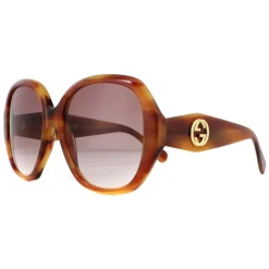 Gucci Gucci|Square^Sunglasses GG0796S 004 Havana Red Gradient
