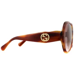 Gucci Gucci|Square^Sunglasses GG0796S 004 Havana Red Gradient