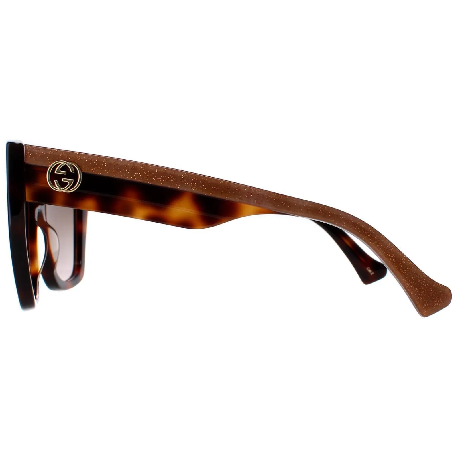 Gucci Gucci|Square^Sunglasses GG1300S 003 Havana Crystal Brown Gradient