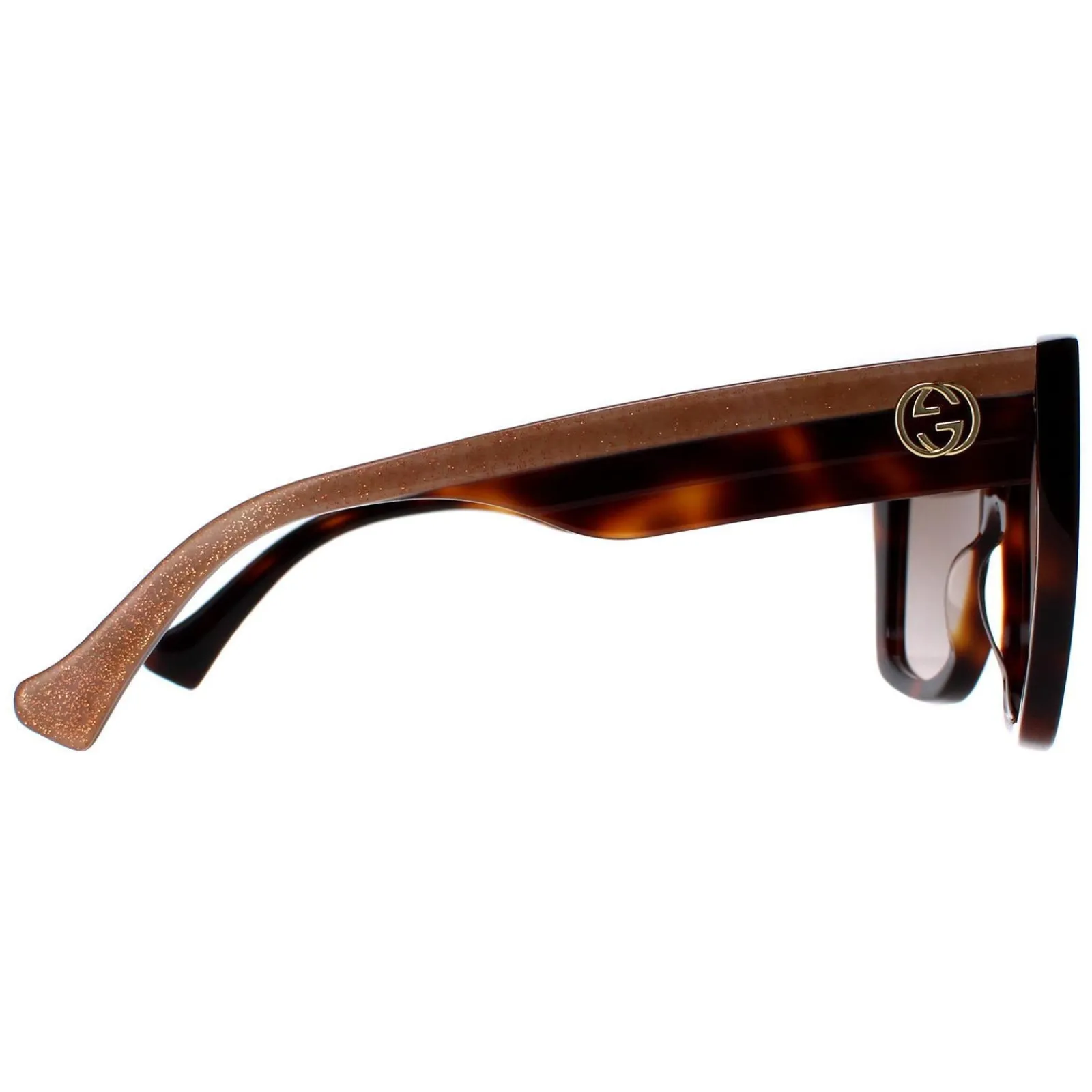 Gucci Gucci|Square^Sunglasses GG1300S 003 Havana Crystal Brown Gradient