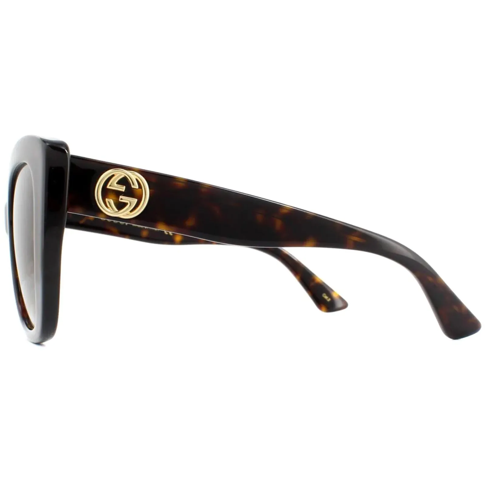 Gucci Gucci|Cat-Eye^Sunglasses GG0327S 002 Havana Brown Gradient