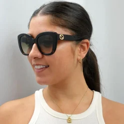 Gucci Gucci|Cat-Eye^Sunglasses GG0327S 002 Havana Brown Gradient
