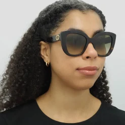Gucci Gucci|Cat-Eye^Sunglasses GG0327S 002 Havana Brown Gradient