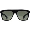 Gucci Gucci|Rectangle^Sunglasses GG1570S 001 Matte Black Grey