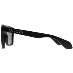 Gucci Gucci|Rectangle^Sunglasses GG1570S 001 Matte Black Grey