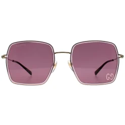 Gucci Gucci|Square^Sunglasses GG1848S 005 Pink Gold Violet