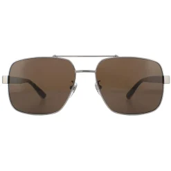 Gucci Gucci|Square^Sunglasses GG0529S 002 Ruthenium Havana Brown