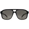 Gucci Gucci|Polarised^Sunglasses GG1856S 005 Shiny Black Grey Polarized