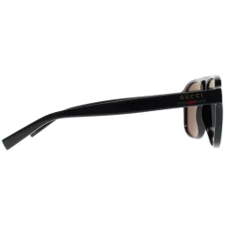 Gucci Gucci|Polarised^Sunglasses GG1856S 005 Shiny Black Grey Polarized