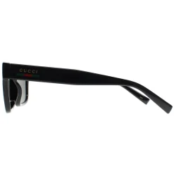 Gucci Gucci|Square^Sunglasses GG1857S 001 Shiny Black Grey