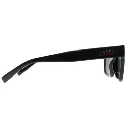 Gucci Gucci|Square^Sunglasses GG1857S 001 Shiny Black Grey