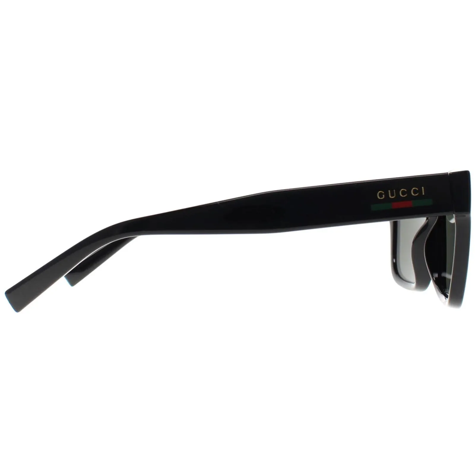 Gucci Gucci|Square^Sunglasses GG1857S 001 Shiny Black Grey