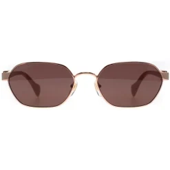 Gucci Gucci|Square^Sunglasses GG1593S 003 Shiny Rose Gold and Pink Violet