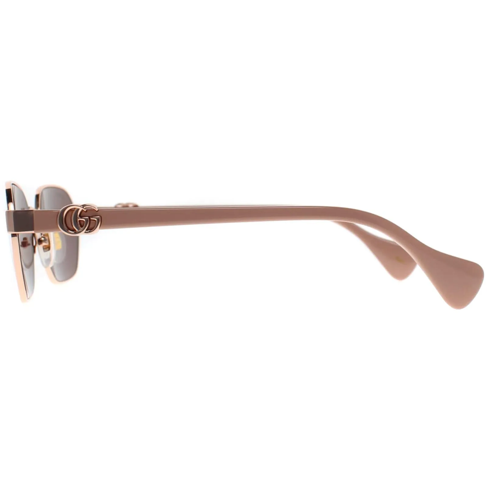 Gucci Gucci|Square^Sunglasses GG1593S 003 Shiny Rose Gold and Pink Violet