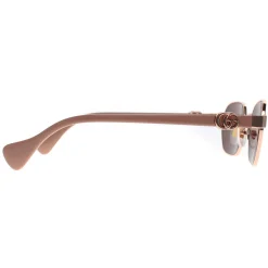 Gucci Gucci|Square^Sunglasses GG1593S 003 Shiny Rose Gold and Pink Violet