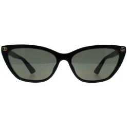 Gucci Gucci|Cat-Eye^Sunglasses GG1815S 001 Shiny Black Grey