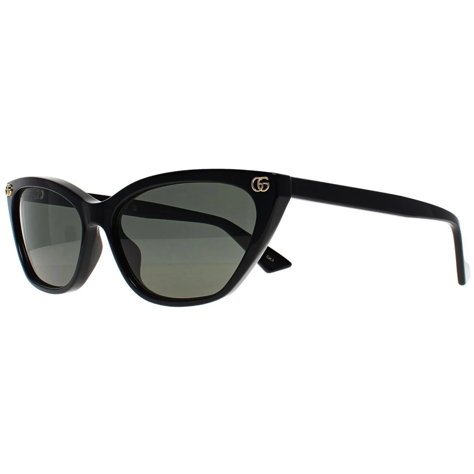 Gucci Gucci|Cat-Eye^Sunglasses GG1815S 001 Shiny Black Grey