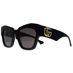 Gucci Gucci|Cat-Eye^Sunglasses GG1422S 001 Shiny Black Grey
