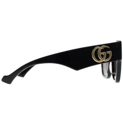 Gucci Gucci|Cat-Eye^Sunglasses GG1422S 001 Shiny Black Grey