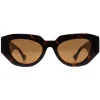 Gucci Gucci|Cat-Eye^Sunglasses GG1421S 002 Shiny Dark Havana Brown
