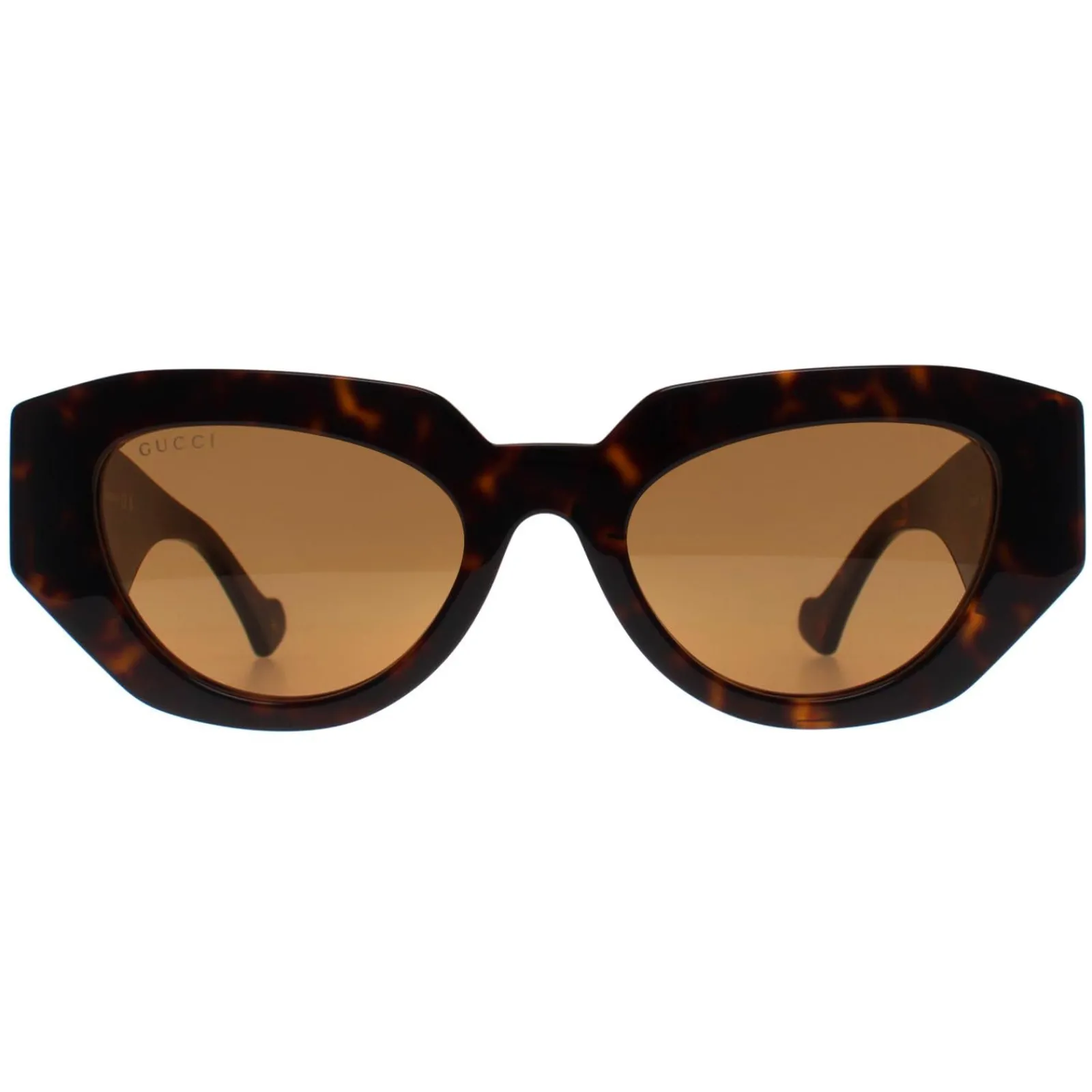 Gucci Gucci|Cat-Eye^Sunglasses GG1421S 002 Shiny Dark Havana Brown