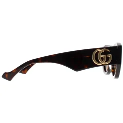 Gucci Gucci|Cat-Eye^Sunglasses GG1421S 002 Shiny Dark Havana Brown