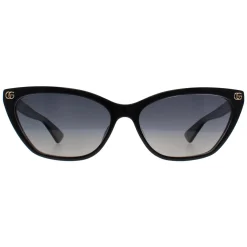 Gucci Gucci|Polarised^Sunglasses GG1815S 005 Shiny Black Grey Gradient Polarized