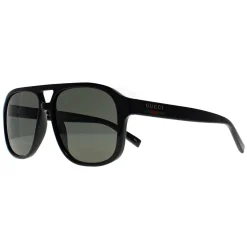 Gucci Gucci|Aviator^Sunglasses GG1856S 001 Shiny Black Grey