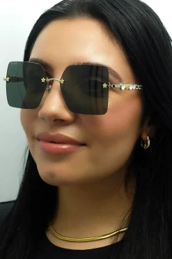 Gucci Gucci|Gucci^Sunglasses GG0644S 001 Silver Grey