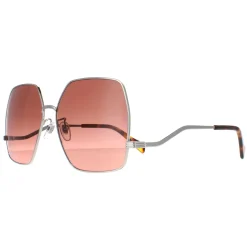 Gucci Gucci|Butterfly^Sunglasses GG1005S 004 Silver Brown Gradient
