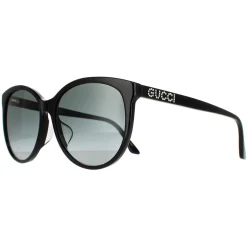Gucci Gucci|Gucci^Sunglasses GG0729SA 001 Shiny Black Grey Gradient