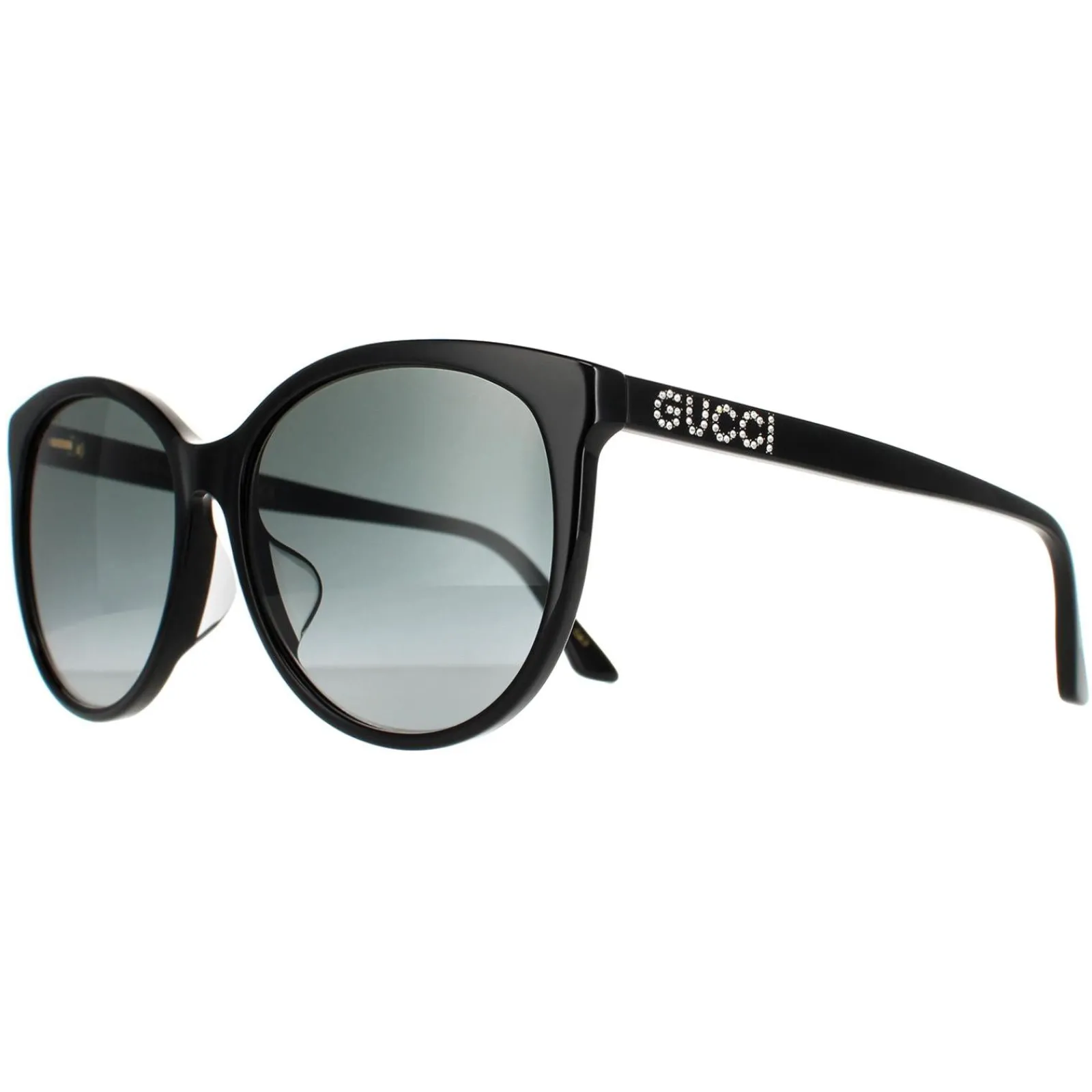 Gucci Gucci|Gucci^Sunglasses GG0729SA 001 Shiny Black Grey Gradient