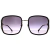 Gucci Rectangle^Sunglasses GG1016SK 001 Black Grey