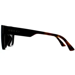Gucci Gucci|Square^Sunglasses GG1670SK 001 Black with Havana Grey