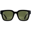 Gucci Gucci|Square^Sunglasses GG1670SK 005 Black with Green and Red Green