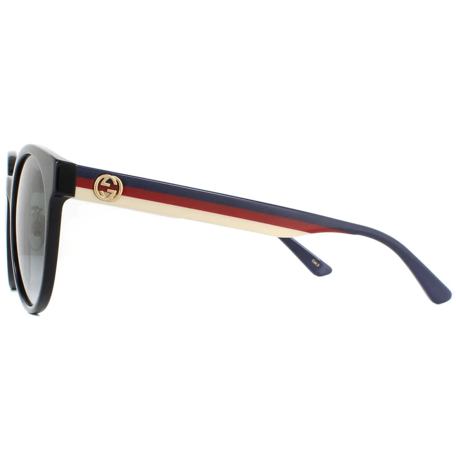 Gucci Gucci|Gucci^Sunglasses GG0416SK 001 Black Grey Gradient