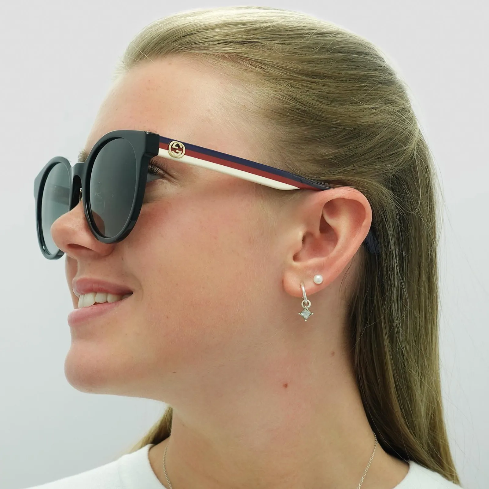 Gucci Gucci|Gucci^Sunglasses GG0416SK 001 Black Grey Gradient