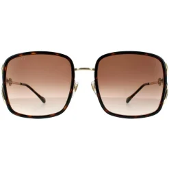 Gucci Rectangle^Sunglasses GG1016SK 003 Havana Brown