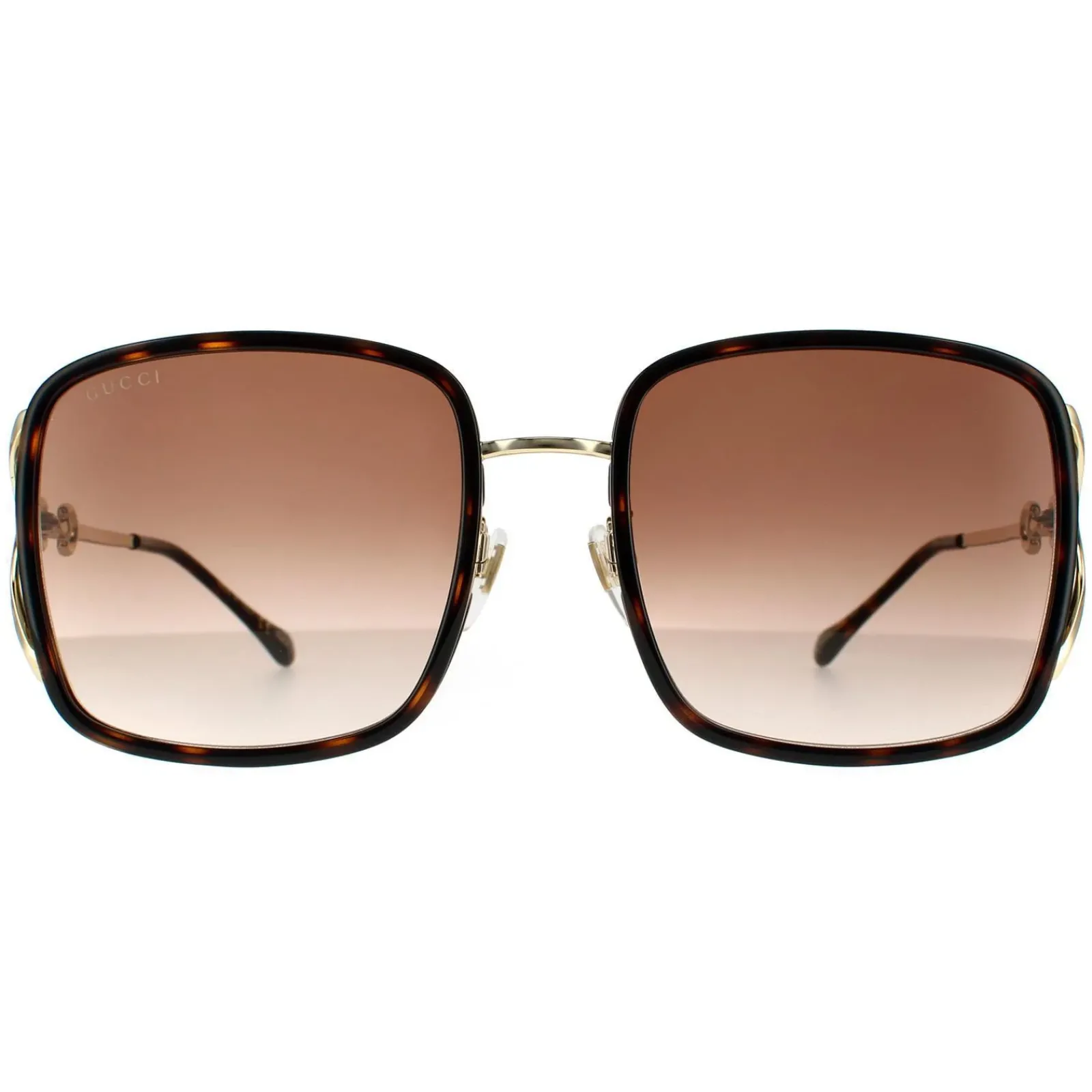 Gucci Rectangle^Sunglasses GG1016SK 003 Havana Brown