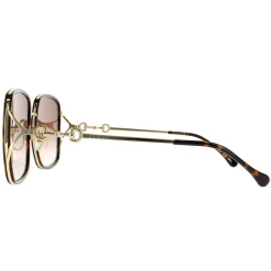 Gucci Rectangle^Sunglasses GG1016SK 003 Havana Brown