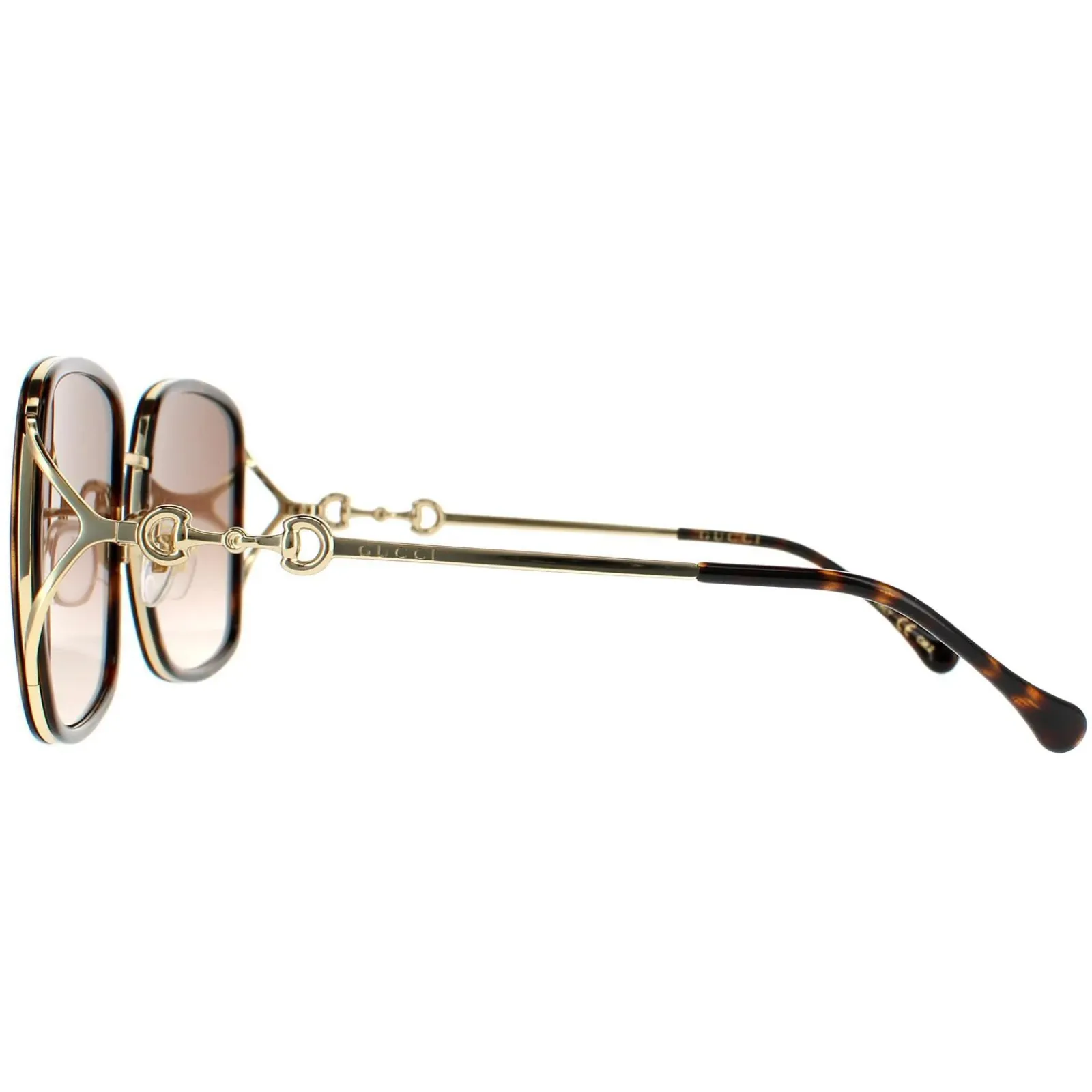 Gucci Rectangle^Sunglasses GG1016SK 003 Havana Brown