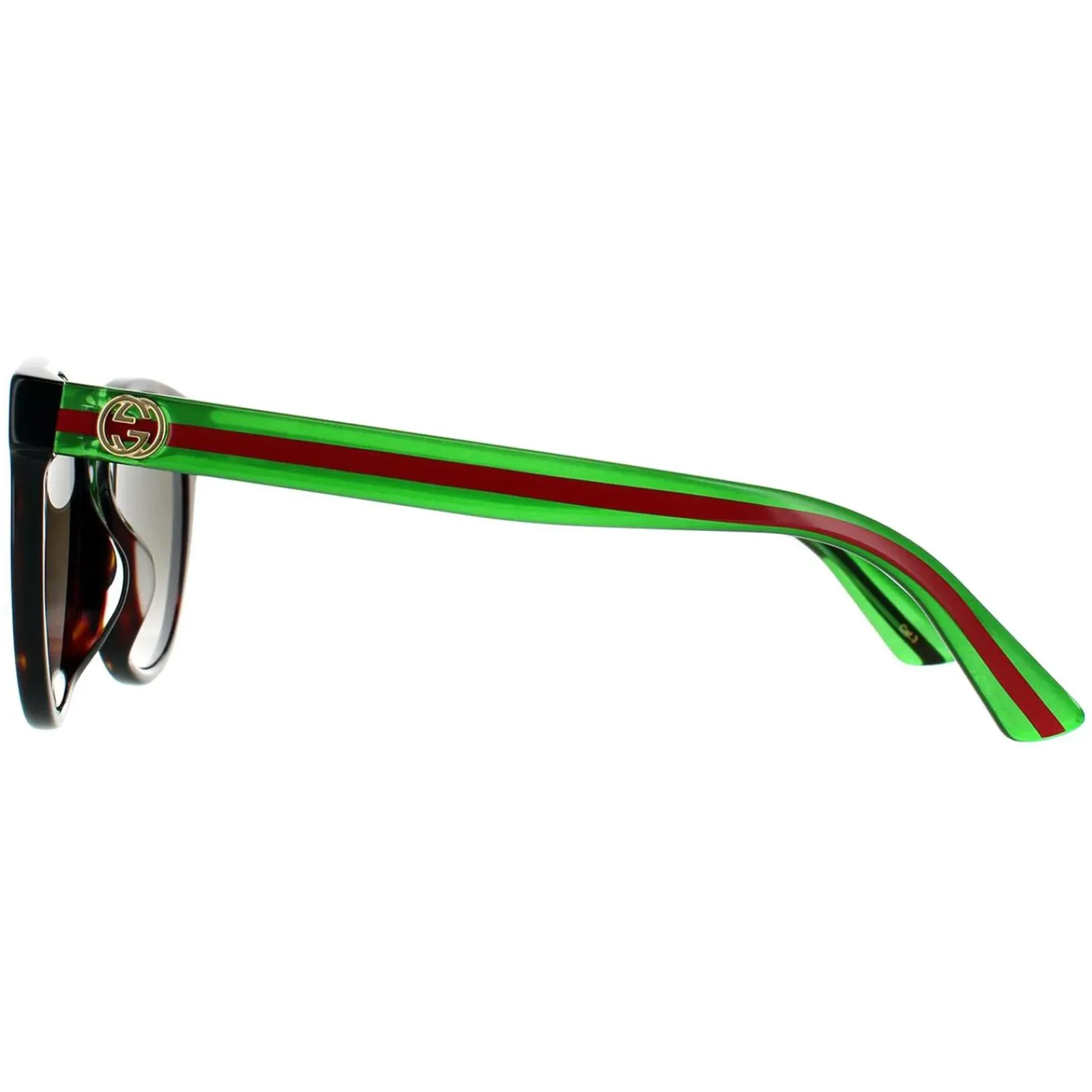 Gucci Gucci|Gucci^Sunglasses GG0702SKN 003 Havana With Green and Red Brown Gradien