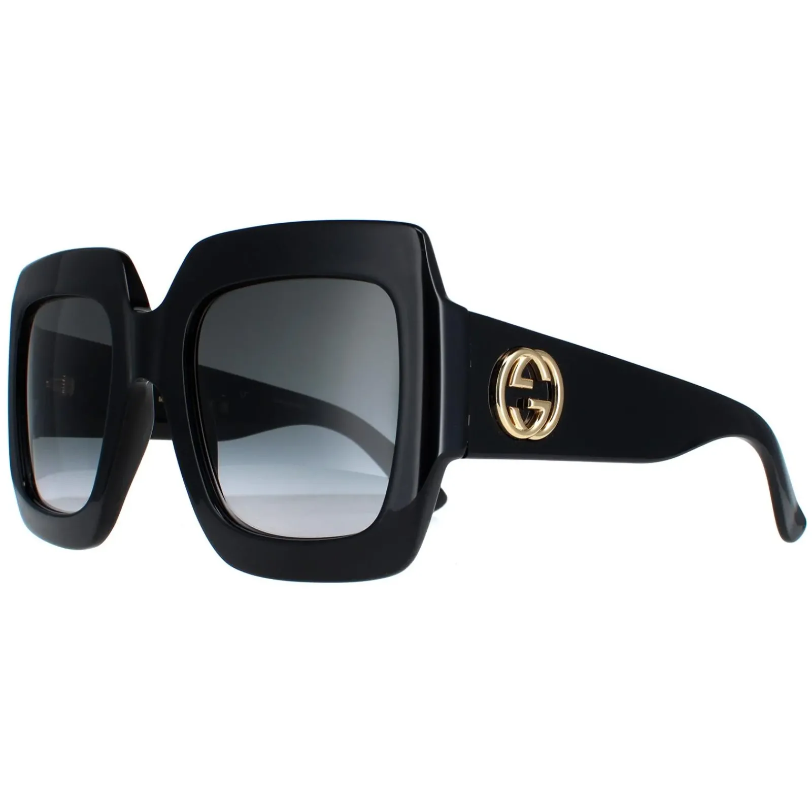 Gucci Gucci|Square^Sunglasses GG0053SN 001 Black Grey