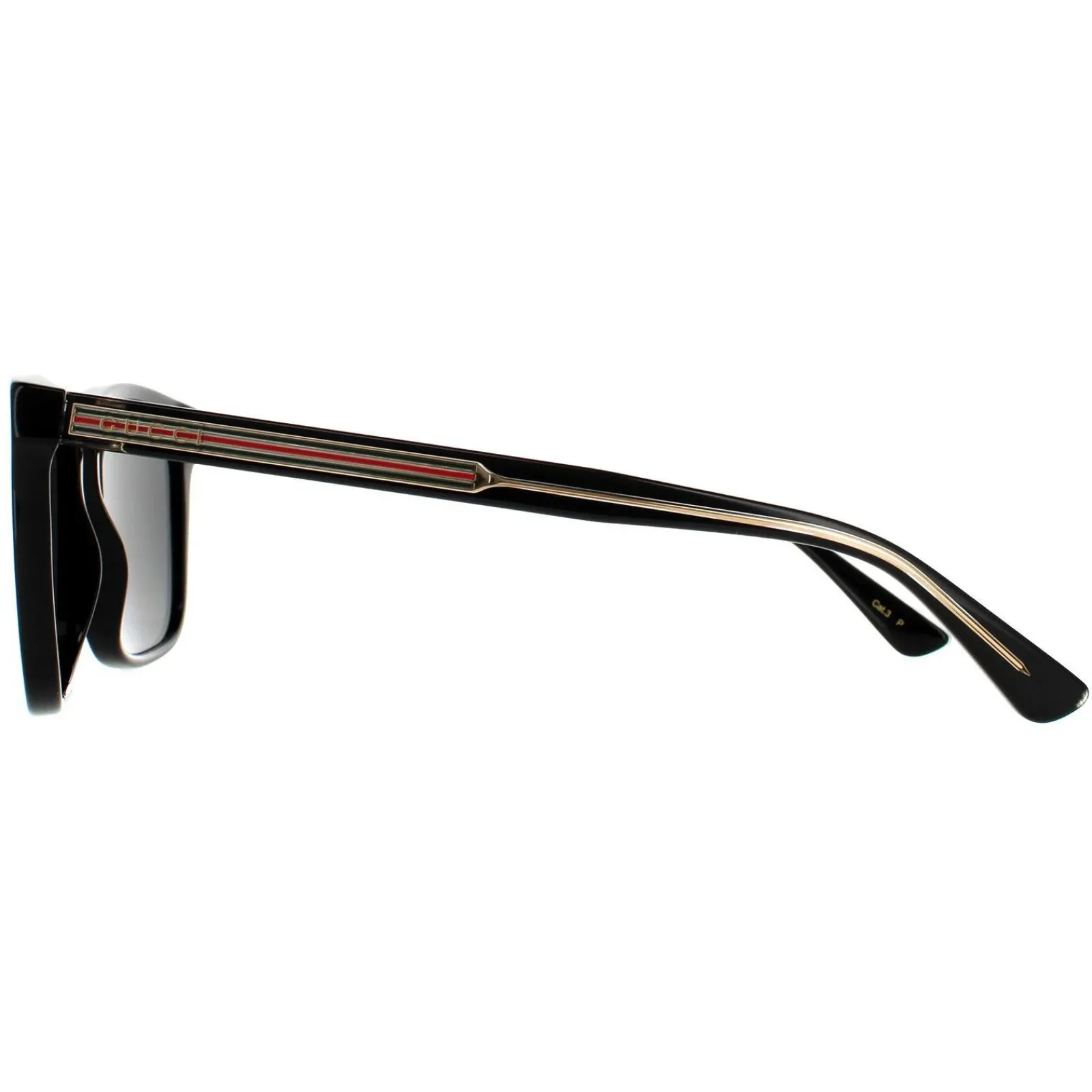 Gucci Polarised|Gucci^Sunglasses GG0381SN 007 Black Grey Polarized