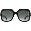 Gucci Gucci|Square^Sunglasses GG0036SN 001 Black Grey Gradient