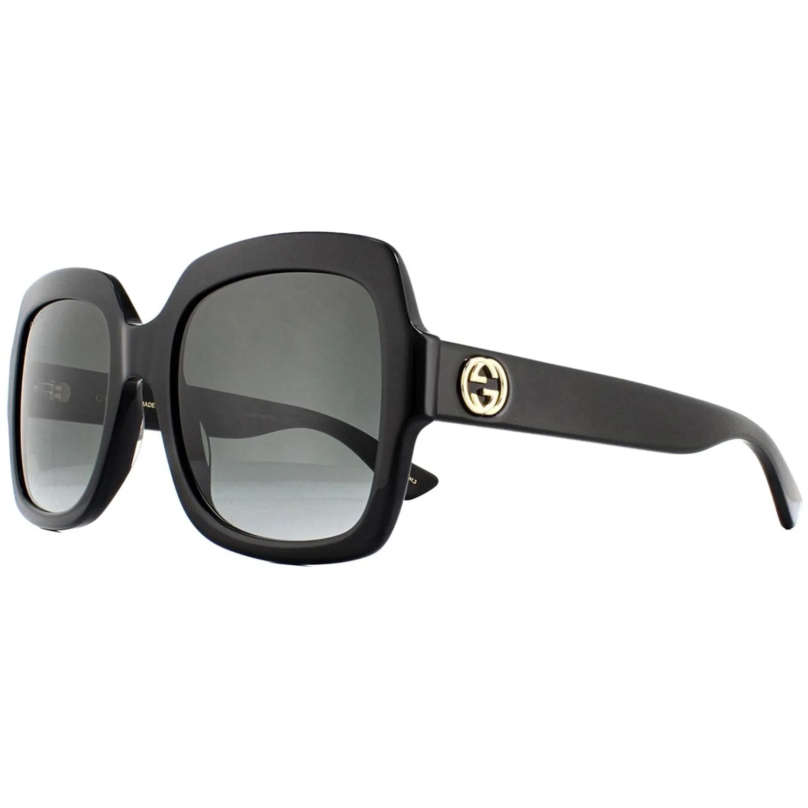 Gucci Gucci|Square^Sunglasses GG0036SN 001 Black Grey Gradient