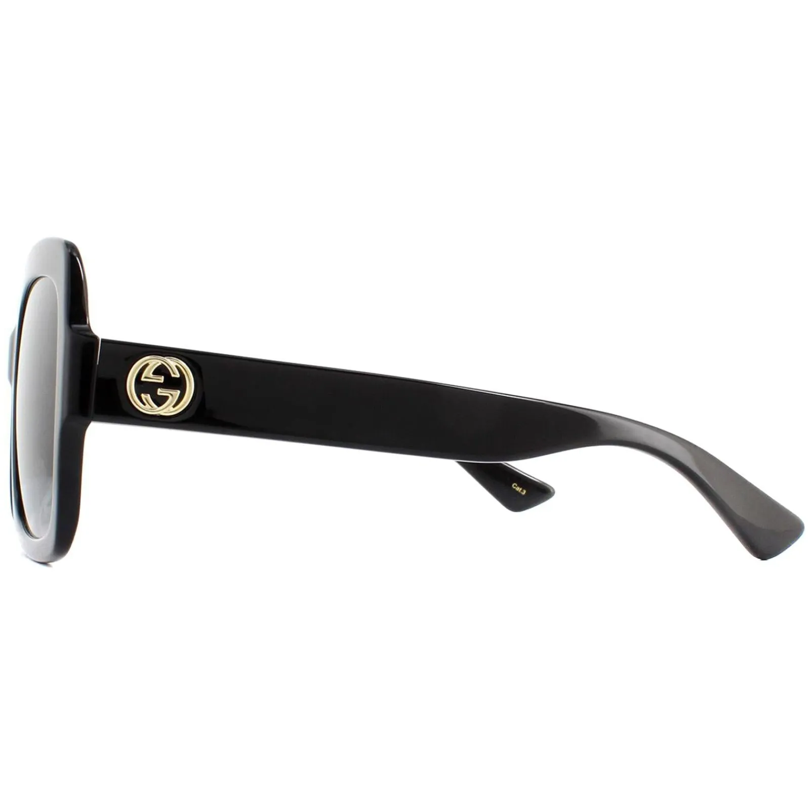 Gucci Gucci|Square^Sunglasses GG0036SN 001 Black Grey Gradient